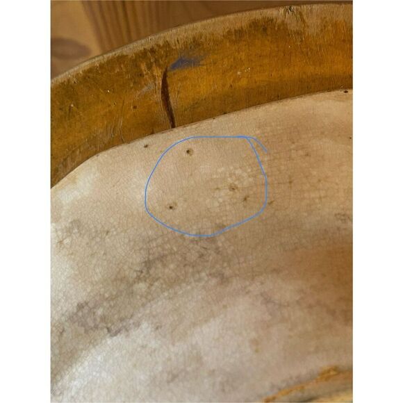 Antique J Wedgwood Tyrol Ironstone Transferware Polychrome 10.5” Bowl(8947) - Picture 8 of 13